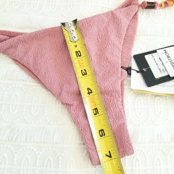 Vix Firenze Nicole Flora Bikini Beaded Tortoise Shell NWT Swim Strapoy Cutout - Picture 13 of 16